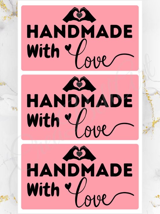 lbrm & Creabellart Other - 100 Handmade Stickers for Packaging | Small Business Labels